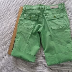 Lacoste Vintage Lime Green Shorts Size 38